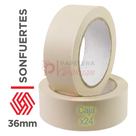 Cinta papel 36mm SonFuertes