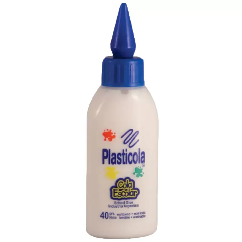 Plasticola blanca 40gr adhesivo vinilico