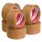 Cinta de embalaje marron 48mm 100 metros AUCAPACK Pack x6