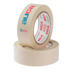 Cinta de papel precio 36mm AUCA rollo de 50 mt adhesiva