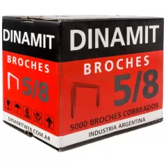 Broches Dinamit 5/8 Cobreados x5000u para Dinamit 90