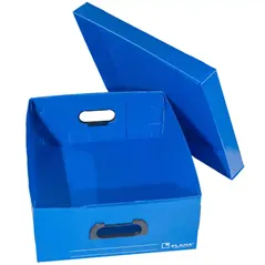 Cajas archivo plasticas grandes 45x35x15cm Plana 801 unidad Organizador