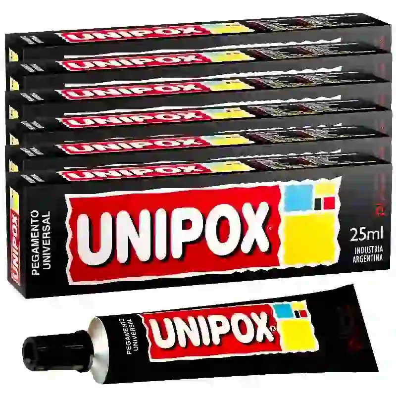 Unipox Pegamento universal pomo 25 ml Pack 6 unidades Adhesivo 