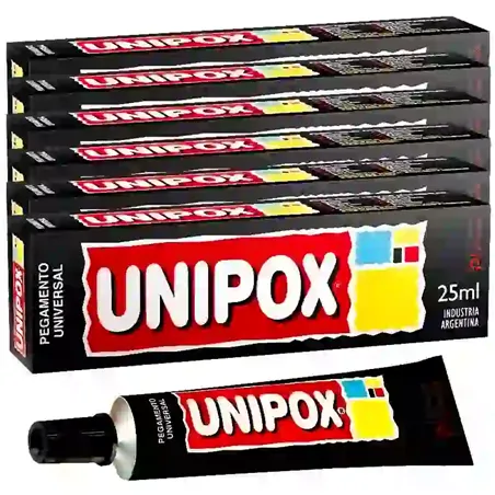 Unipox Pegamento universal pomo 25 ml Pack 6 unidades Adhesivo 