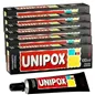 Unipox Pegamento universal pomo grande 100 ml Adhesivo Pack 6 unidades