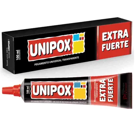 Unipox Extra Fuerte Pegamento universal pomo grande 100 ml Adhesivo 