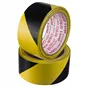 Cinta Demarcatoria amarillo y negro PVC Erika 48 mm x 18 metros adhesiva de alta resistencia