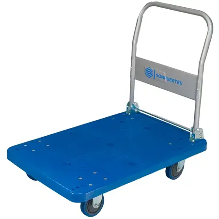 Carro Plegable Plataforma Plastico Antideslizante 400kg Sonfuertes Zorra