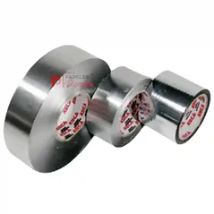 Cinta Aluminio Puro AUCA Autoadhesiva 48mm 50mt con liner linea completa