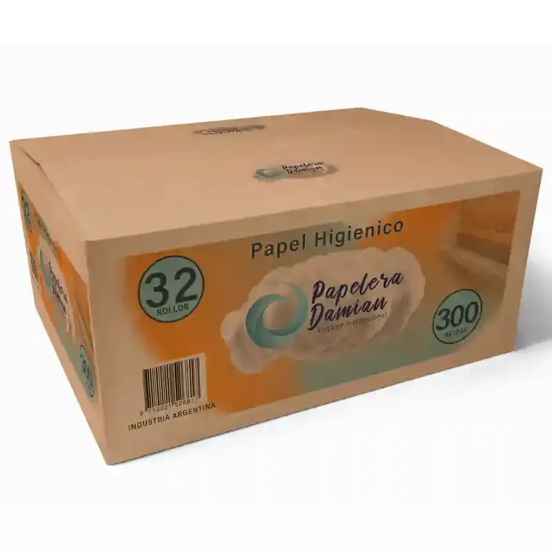 Papel Higienico 300 metros Jumbo cono angosto Blanco Tissue pack de 32 rollos