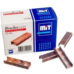 Broches Mit 24/8R Extra chatos de cobre caja x5000u
