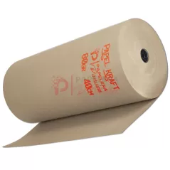 Papel Kraft  madera 80gr bobina rollo 40cm 8Kg aprox