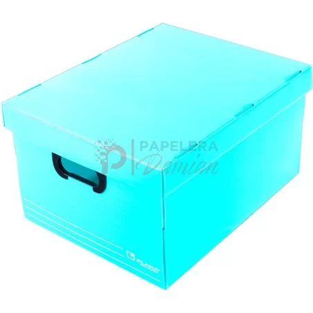 Cajas archivo plasticas grandes 455x355x255 804 Pack 10