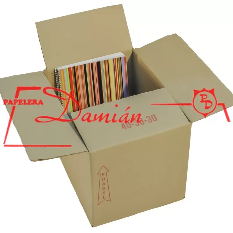 Caja cartón corrugado 40x30x30 pte 25